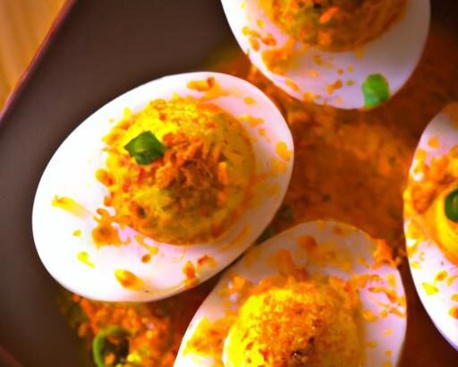 Fiery Flavor Boost: Hard-Boiled Eggs with a Hot Sauce Kick