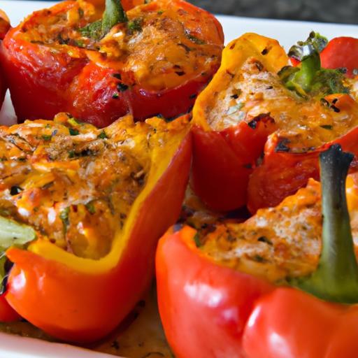 Spicy Buffalo Chicken Stuffed Peppers: A Flavorful Feast