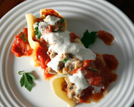 Hearty Stuffed Shells with Ricotta and Savory Meat Filling