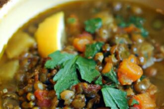 Hearty Veggie Soup with Lentils: Nutritious and Delicious