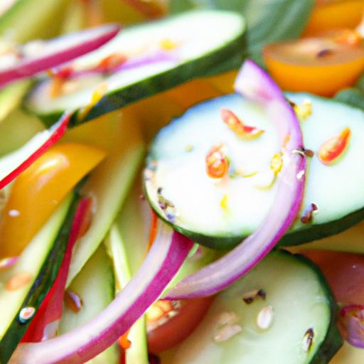 Fresh Fusion: Cucumber, Tomato & Avocado Salad Delight