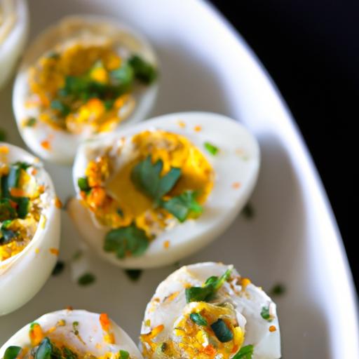 Fiery Flavor Boost: Hard-Boiled Eggs with a Hot Sauce Kick
