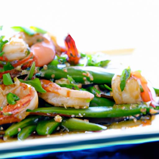 Crisp & Savory: Shrimp Stir-Fry⁤ with Fresh Snap Peas