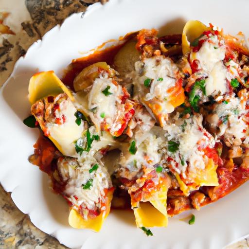 Hearty‌ Stuffed Shells with Ricotta and Savory Meat Filling