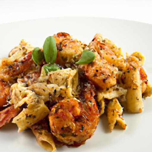 Bold & Cheesy: Bang Bang Shrimp Meets Beef Bowtie Pasta