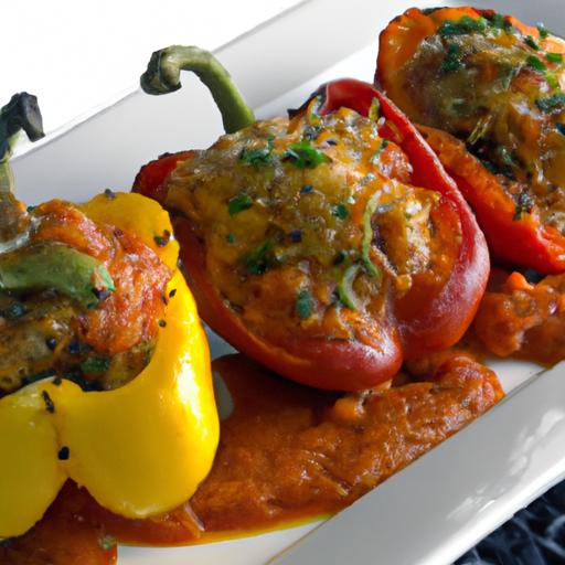 Spicy Buffalo Chicken Stuffed Peppers: A Flavorful Feast