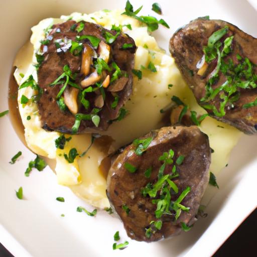 Savor Garlic Butter Steak bites with Creamy Mash Magic