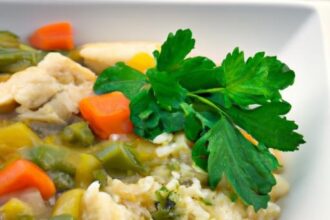 Zesty Lemon Chicken & Veggie Rice Soup Mix: A Healthy Boost