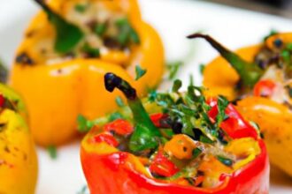 Stuffed Bell Peppers: Colorful Bites of Flavor and Nutrition