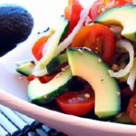 Fresh Fusion: Cucumber, Tomato & Avocado Salad Delight