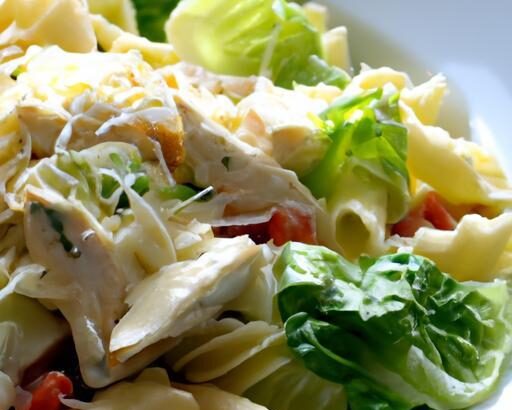 Creamy Chicken Caesar Pasta Salad: Easy Recipe Delight