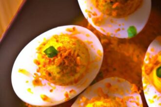 Fiery Flavor Boost: Hard-Boiled Eggs with a Hot Sauce Kick