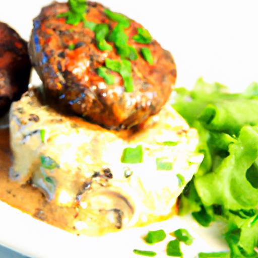 Savor Garlic Butter Steak Bites⁣ with Creamy Mash bliss