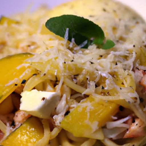 Spaghetti Squash Carbonara: A Peppery Twist on Classic Flavor