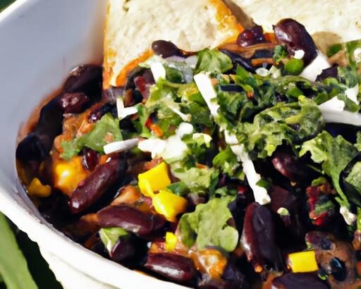 Hearty Black Bean Chili: Flavorful Comfort in Every Spoon