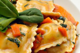 Indulge in Creamy Tuscan Ravioli: A Savory Italian Delight