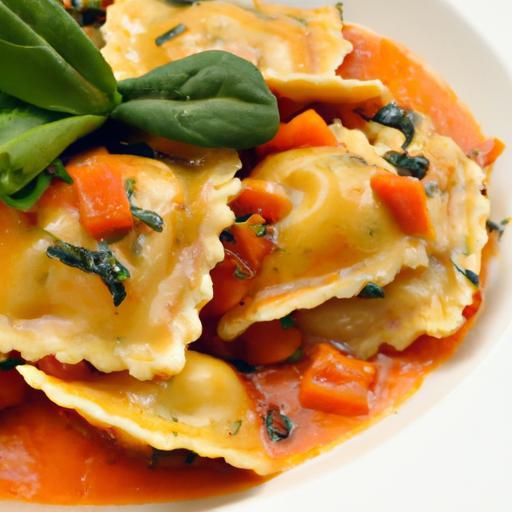 Indulge in Creamy Tuscan Ravioli: A Savory Italian Delight
