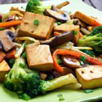 Savor Healthy Tofu Stir-Fry with Colorful Veggies Delight