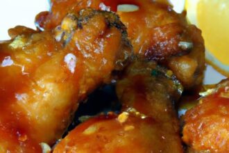 Zesty Lemon Pepper Wings Drizzled with Sweet Honey Bliss