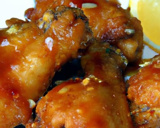 Zesty Lemon Pepper Wings Drizzled with Sweet Honey Bliss