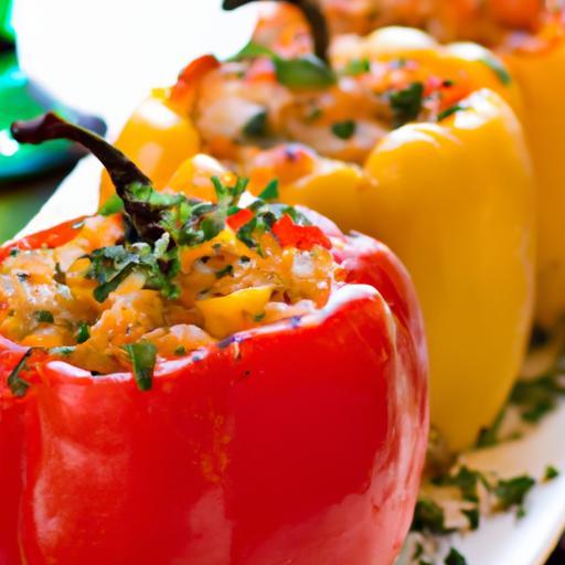 Flavor-Packed Stuffed Bell Peppers: A Colorful Delight