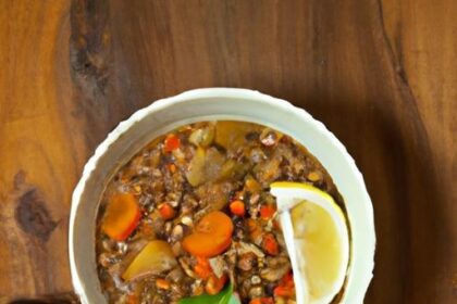 Hearty Lentil Vegetable Soup: Nutritious Comfort in a Bowl