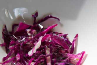 Crunchy Red Cabbage Slaw: A Colorful Twist on Classics