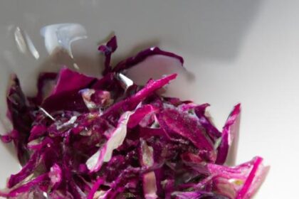 Crunchy Red Cabbage Slaw: A Colorful Twist on Classics