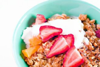 Power Up Your Day: High-Protein Granola with Yogurt Boost