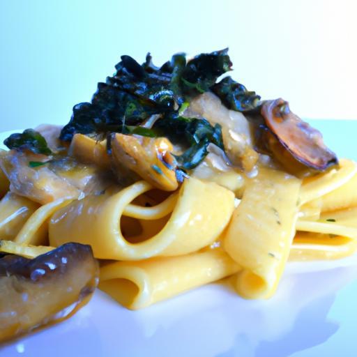 Savor the Flavor: Vegan Mushroom & Spinach Pasta Delight