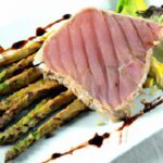 Grilled Tuna Steak: Ancient Greek Seafood Art and Flavor