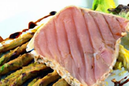 Grilled Tuna Steak: Ancient Greek Seafood Art and Flavor