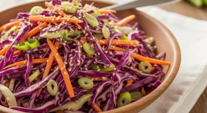 Crunchy Red Cabbage Slaw