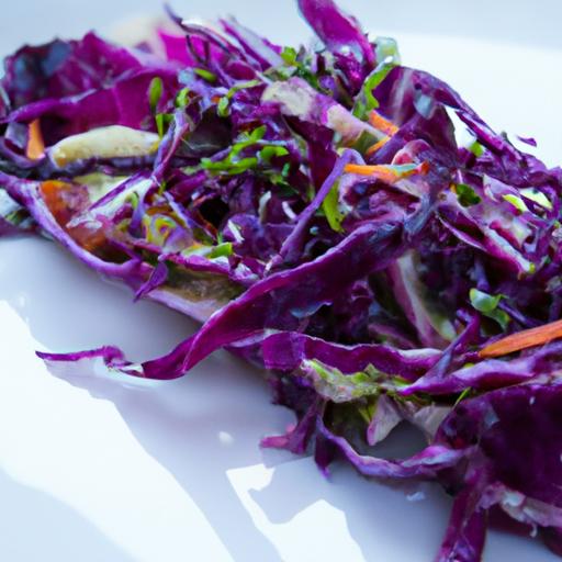 Crunchy Red Cabbage Slaw: A⁤ Colorful⁣ Twist on classics