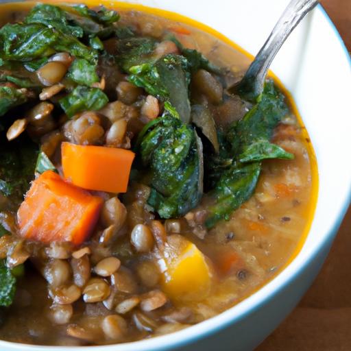 Hearty Lentil ‍Soup with ⁢Spinach and Carrots: Nutritious Delight
