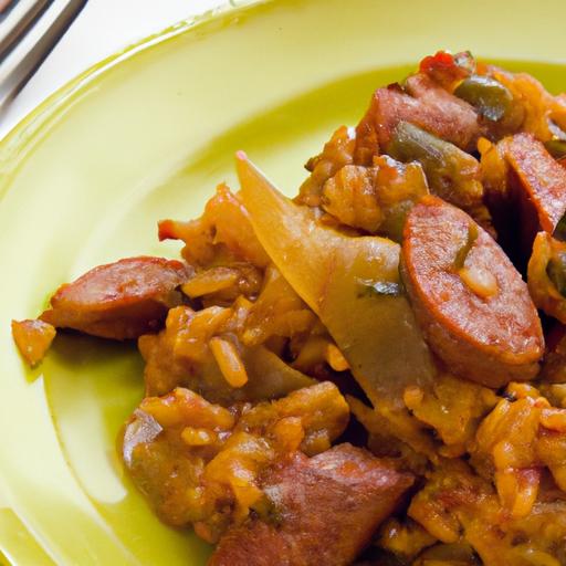 One-Pan Cajun Sausage ⁤& Rice: Flavorful Dinner ⁣in ‌30 ⁤Mins