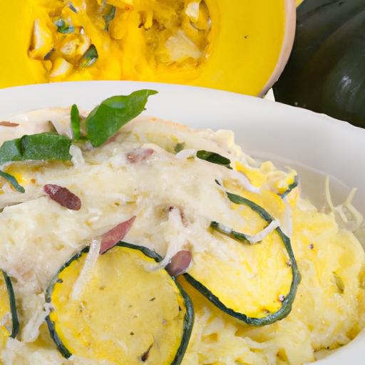 spaghetti Squash ​Carbonara: ​A​ Lighter Twist on Classic Pasta