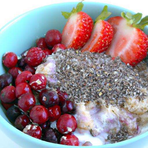 Energize Mornings: Overnight Oats with Chia & Berries