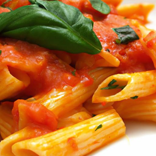 Wholesome Whole Wheat Penne in Fresh Tomato Basil Sauce