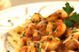 Bold & Cheesy: Bang Bang Shrimp and Beef Pasta Delight