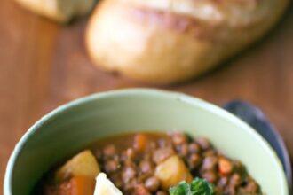 Hearty Lentil & Potato Soup: A Warm Bowl of Comfort