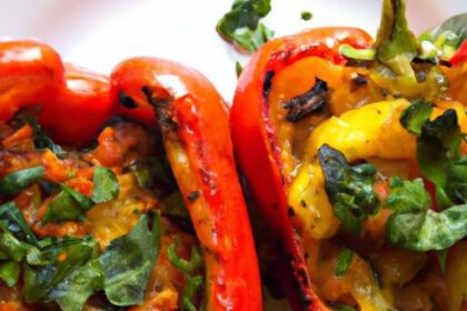 Vibrant Vegan Stuffed Peppers: A Colorful Healthy Feast