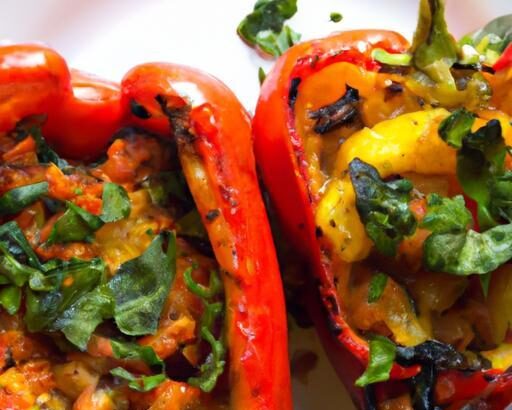 Vibrant Vegan Stuffed Peppers: A Colorful Healthy Feast