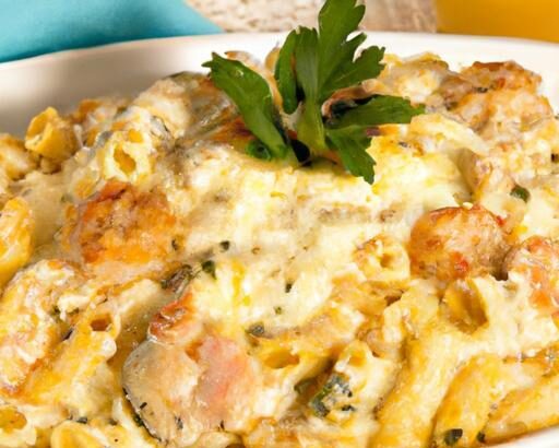 Savor the Flavor: Irresistible Shrimp Scampi Pasta Bake