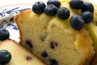 Zesty Lemon Blueberry Pound Cake: A Delightful Twist