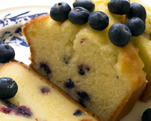 Zesty Lemon Blueberry Pound Cake: A Delightful Twist
