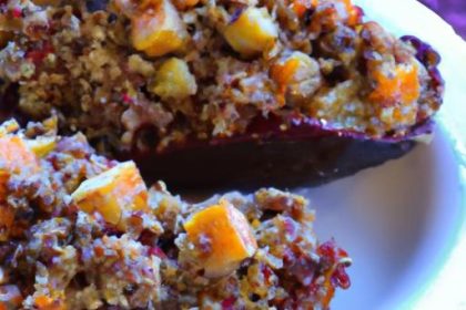 Twice-Baked Sweet Potatoes Meet Nutty Quinoa Salad Delight
