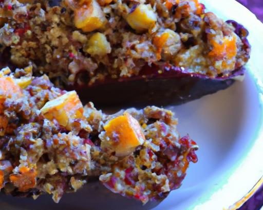 Twice-Baked Sweet Potatoes Meet Nutty Quinoa Salad Delight
