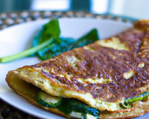 Wholesome Egg White & Spinach Omelet: A Nutritious Boost