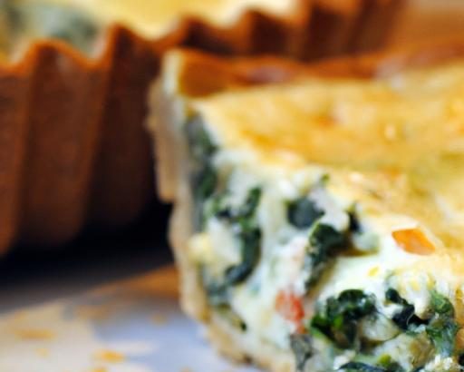 Wholesome Spinach and Cheese Quiche: A Savory Delight